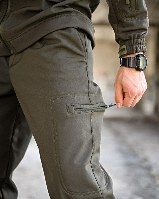 Тактичний костюм софтшел REVIVAL олива НП4862 Одеса - фото 15