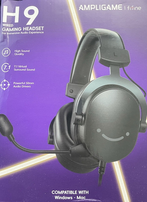 Наушники Fifine H9 Black 7.1. Харьков - изображение 2