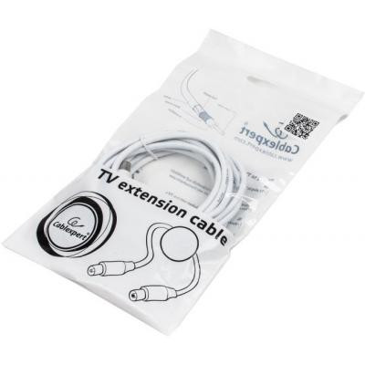 Кабель телевизионный 75 Ом 1.8m white Cablexpert (CCV-515-W) Винница - изображение 3
