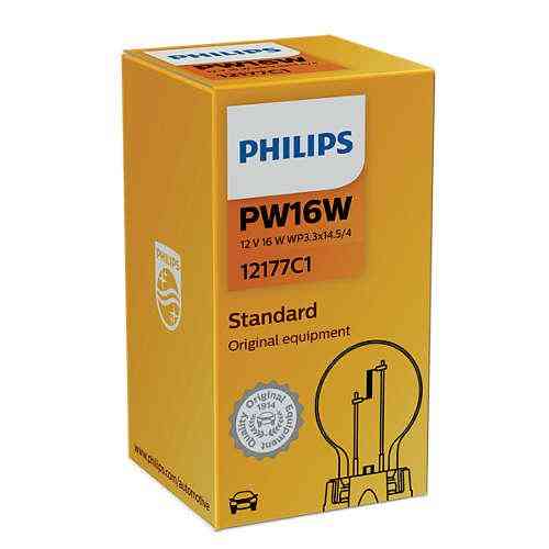 Галогенова лампа PHILIPS 12177C1 PW16W 16 W 12 V WP3.3x14.5/4 Харків