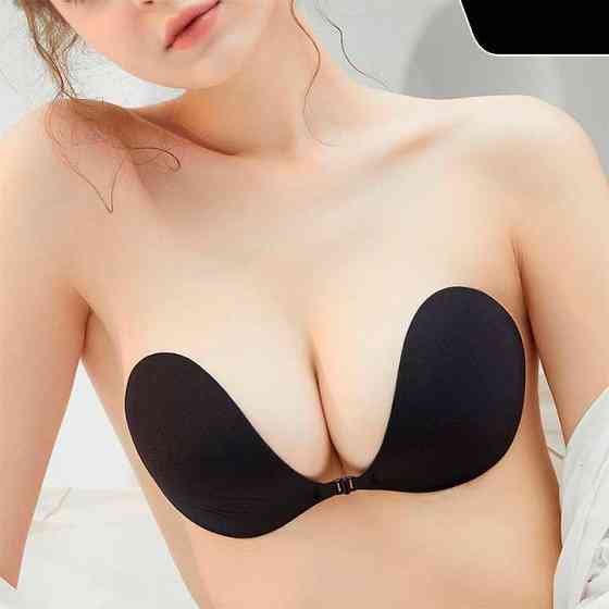 Самоклеючий бюстгальтер невидимка Fly Bra - Чорний - Еротична білизна Вінниця