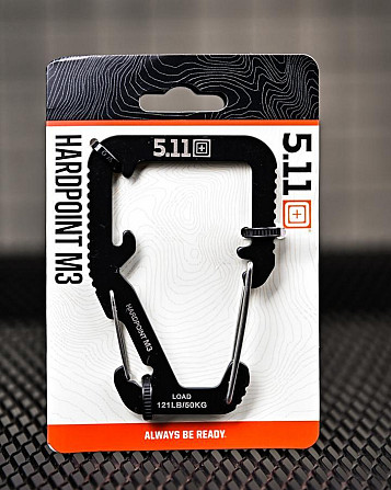 Карабін 5.11 Tactical Hardpoint M3, чорний ПП8142 Київ - фото 1