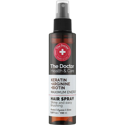 Спрей для волосся The Doctor Health &amp; Care Keratin + Arginine + Biotin Максимум енергії 150 мл (8588006042863) Вінниця - фото 1