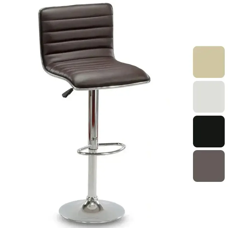 Барный стул Hoker Malva/ESTERO регулируемый стульчик для кухни, барной стойки Коричневый Киев - изображение 1