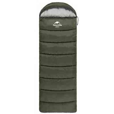Спальний мішок Naturehike U350 NH20MSD07 Hollow Cotton Right Green (6927595767238-R) Вінниця