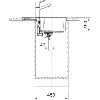 Мойка кухонная Franke City, фраграніт, онікс (114.0701.825) Винница - изображение 3