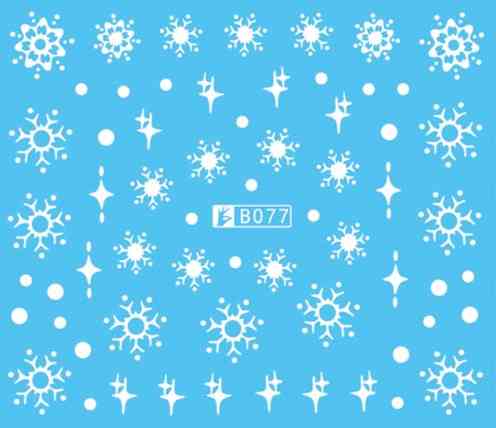 Слайдери на нігті новорічні - розмір стікера 5*6см, інструкція по застосуванню в описі товару) Київ