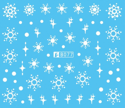 Слайдери на нігті новорічні - розмір стікера 5*6см, інструкція по застосуванню в описі товару) Київ - фото 1