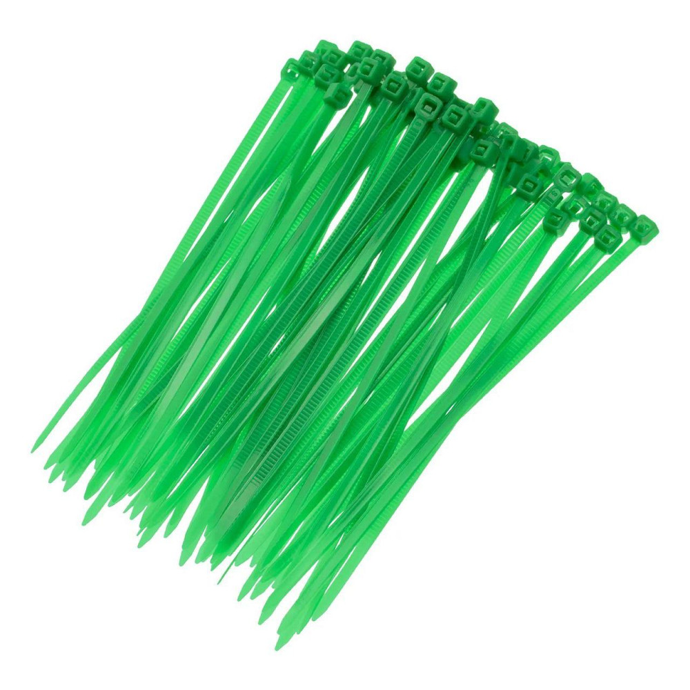 Хомут пластиковий 3,6*200 мм зелений, 100 шт Харків - фото 2