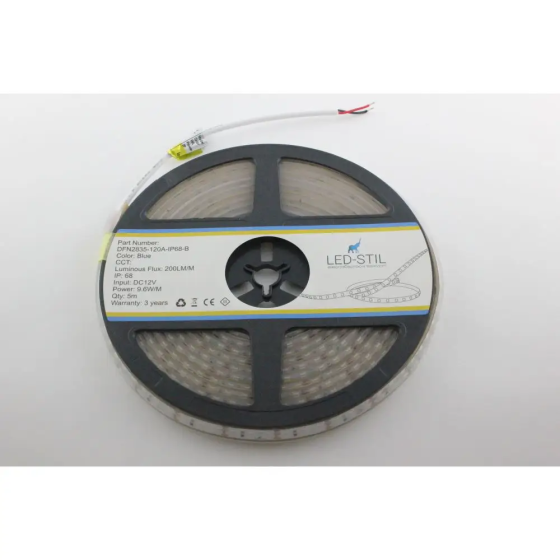 LED-STIL LED стрічка LED-STIL 9,6 W, 2835, 120 шт., IP68, 12V, синій колір світіння Коломия