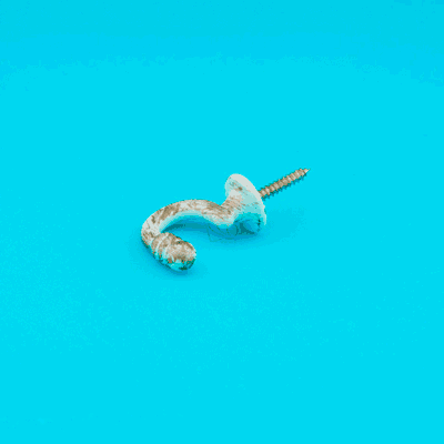 КРЮЧОК ДЛЯ ШТОР 40 ММ Белое золото Бровары