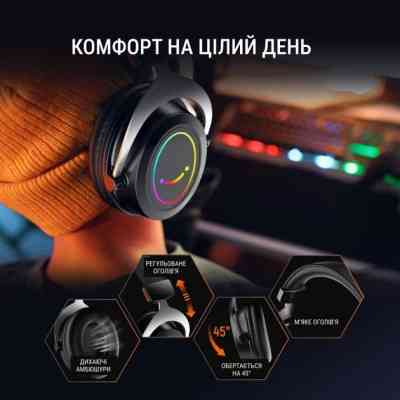 Навушники Fifine H3 RGB Black (H3) Вінниця