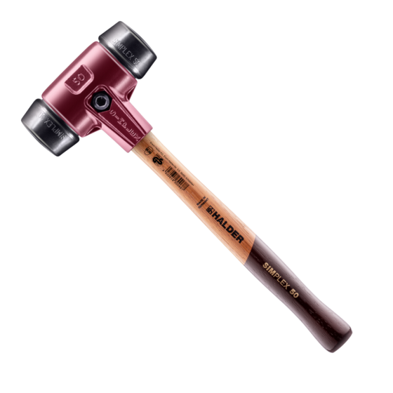 Молоток HALDER Simplex 3002 насадки із чорної гуми Одеса