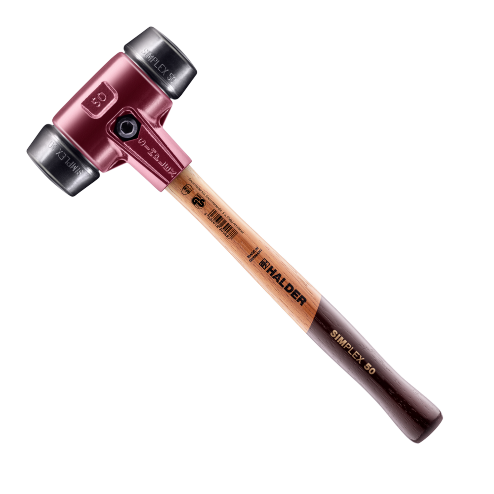 Молоток HALDER Simplex 3002 насадки из черной резины Одесса - изображение 1