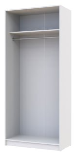Шкаф распашной для одежды Doros Промо 90х48х204 см Белый (DRS-011197) Днепр