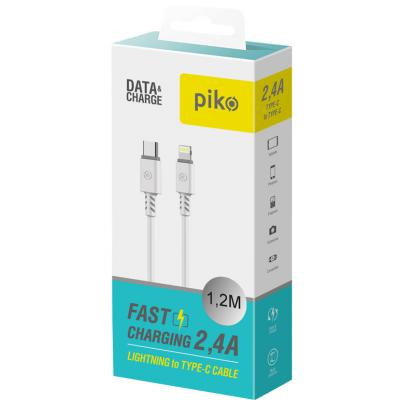 Дата кабель USB-C to Lightning 1.2m CB-TL11 white Piko (1283126504037) Винница - изображение 2