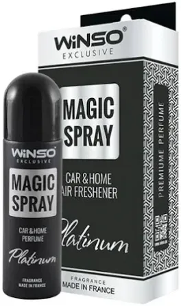 Ароматизатор повітря WINSO Magic Spray PLATINUM 30 мл – Свіжість преміум-класу для авто та дому Ковель