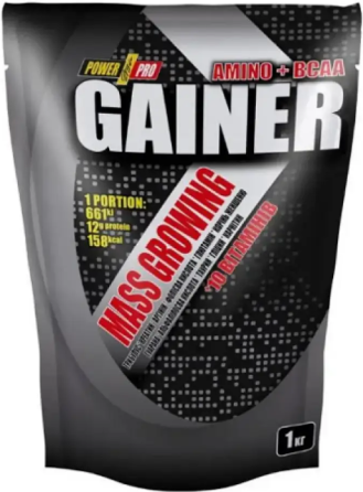 Гейнер Power Pro Gainer 1000 г шоколад Київ