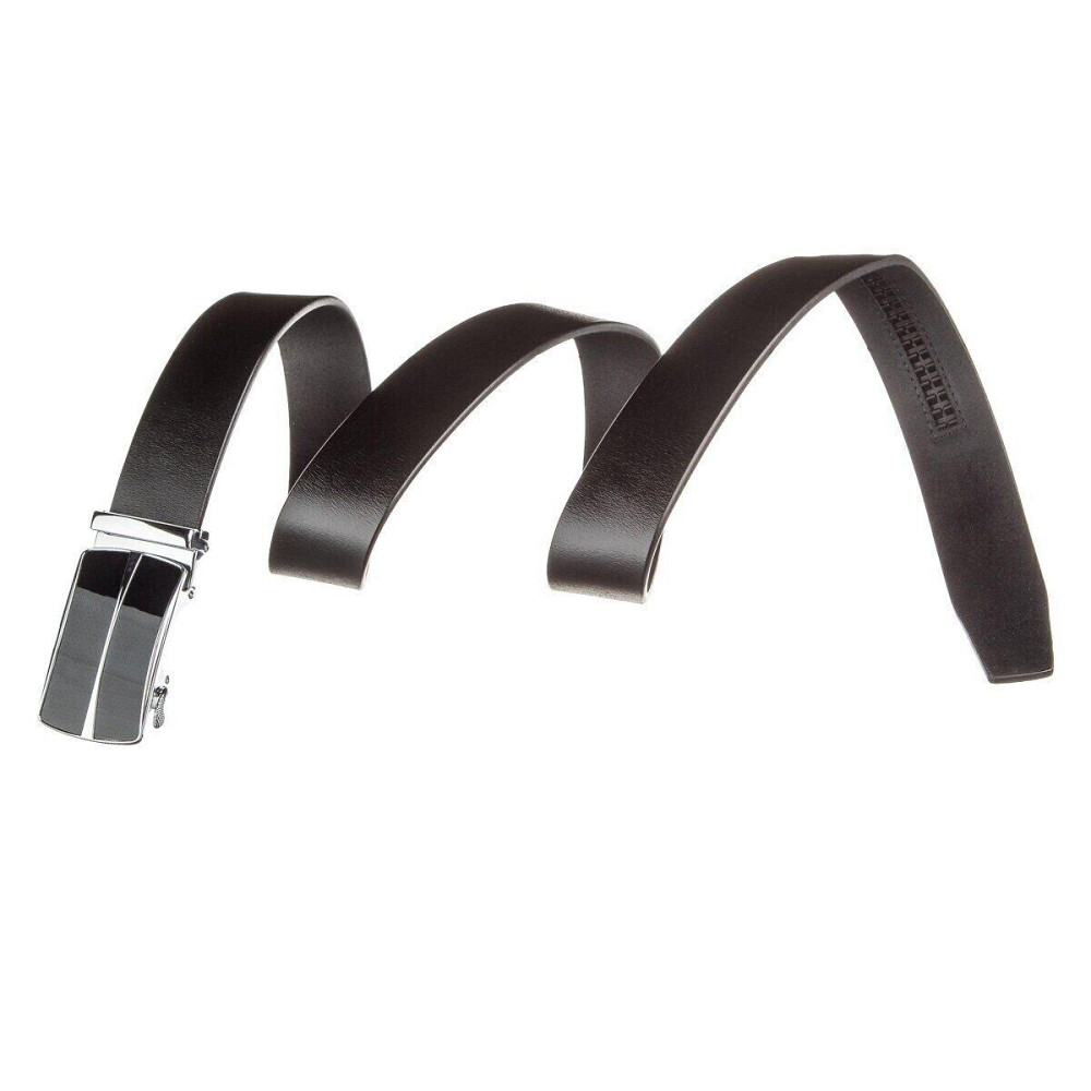 Массивный мужской ремень автомат Vintage 20211 Черный Киев - изображение 3