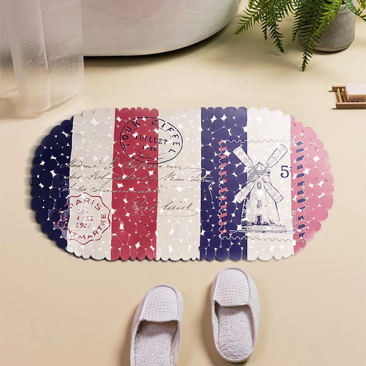 Коврик для ванны и душа на присосках Bathlux резиновый, противоскользящий,цветной с рисунком силиконовый Каменец-Подольский - изображение 4