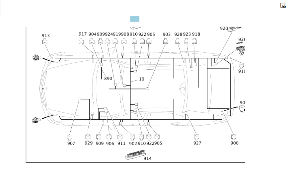 Mercedes-Benz  A0009820512 Розподільник потенціалів CAN E-class W212 E-class S212 CLS C218 CLS Shooting Brake X218 Sprinter W907 Одеса - фото 2