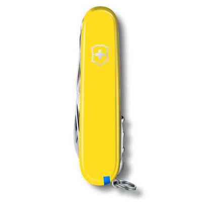 Нож Victorinox Huntsman Ukraine 91 мм Жовто-синій (1.3713.8.2) Винница