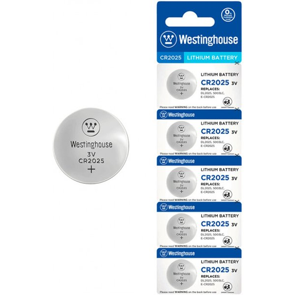Літієва батарейка таблетка Westinghouse Lithium CR2025 3 V (5шт.уп. ) Рівне - фото 1