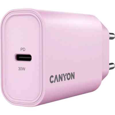 Зарядное устройство Canyon 30CL OnCharge USB-C PD30W Pink (CNE-CHA30CLPK) Винница