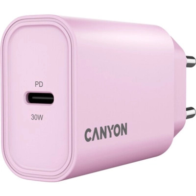 Зарядний пристрій Canyon 30CL OnCharge USB-C PD30W Pink (CNE-CHA30CLPK) Вінниця - фото 6
