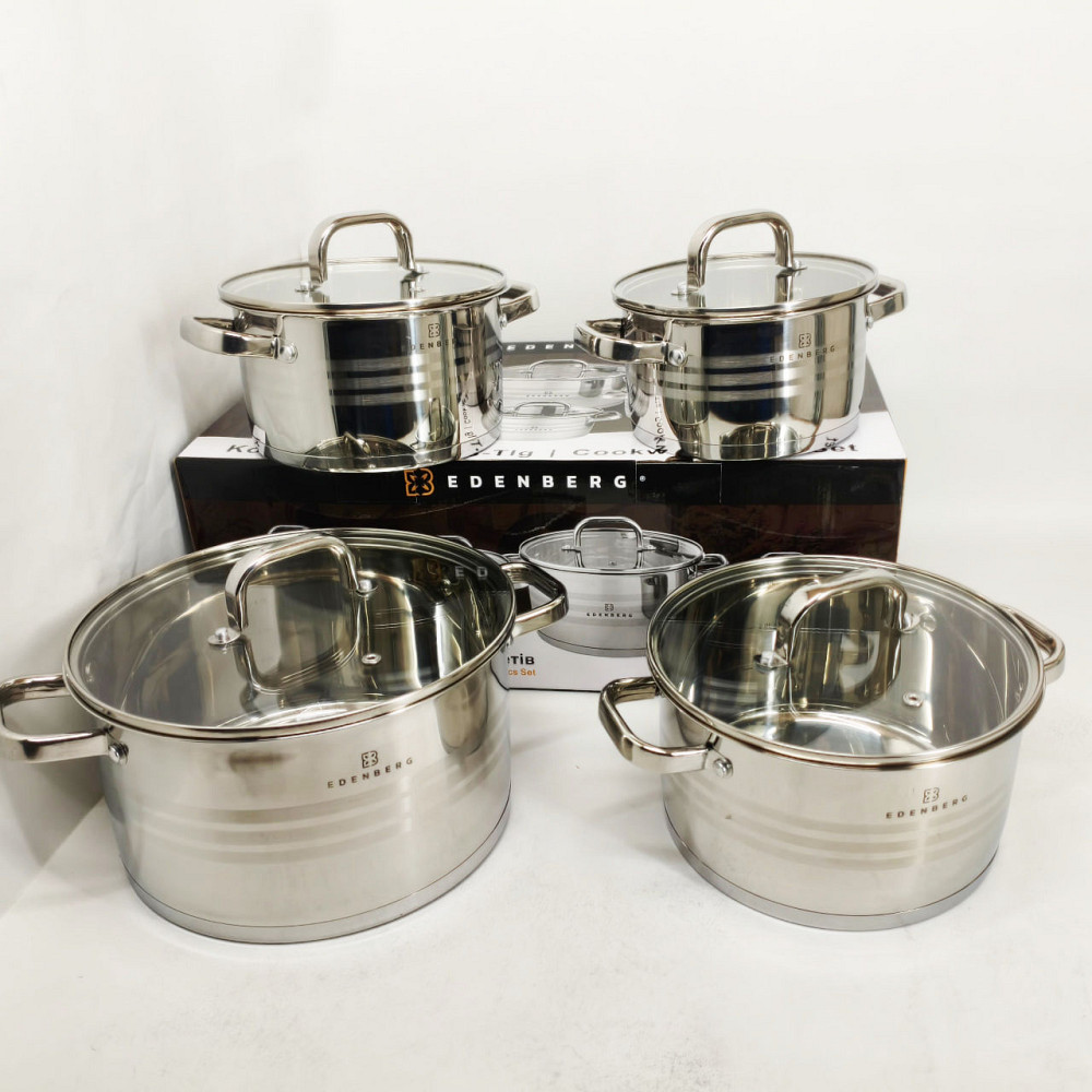 Набор кастрюль из нержавеющей стали, Кастрюля из нержавеющей стали, Набор качественных каструль SD-36 Львов - изображение 9