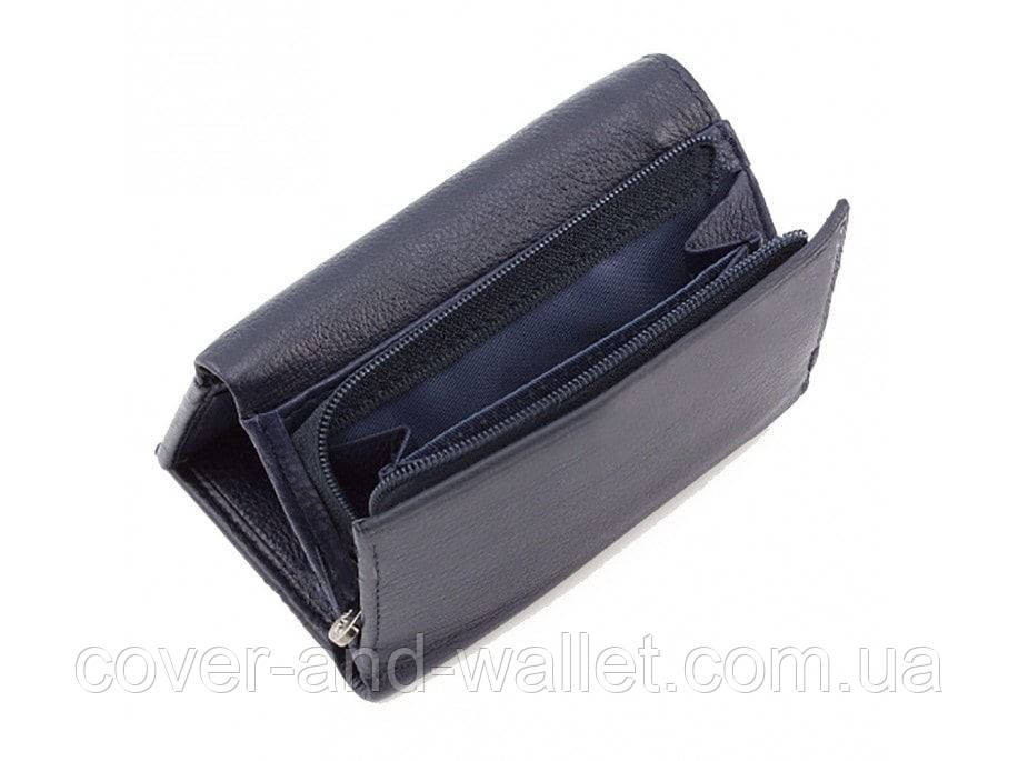 Компактний жіночий гаманець синього кольору на магнітній фіксації Marco Coverna 1419 Київ - фото 6