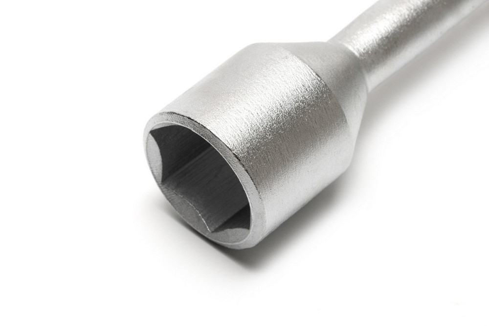 Ключ балонний MASTERTOOL L-Type 19 мм L=350 мм, Ø14 мм 73-0119 Коломыя - изображение 3