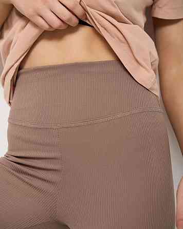 Велосипедки женские в рубчик Nicoletta 10075 L, Бежевый Киев