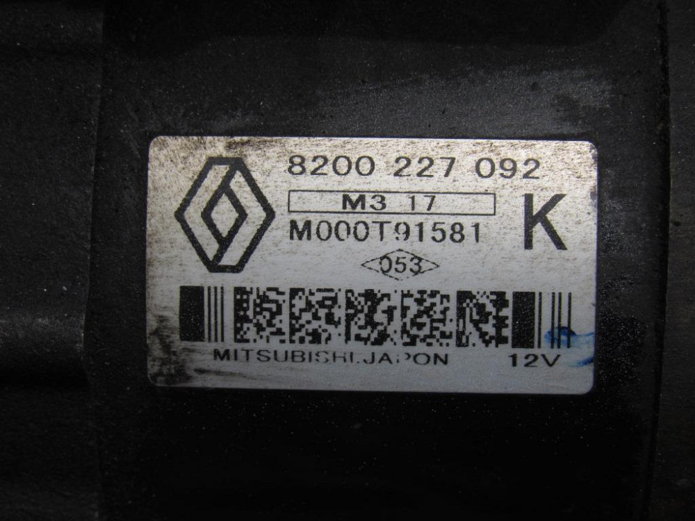 Стартер Renault Kangoo 1.5 dci 1997-2015 (8200227092) Ковель - фото 2