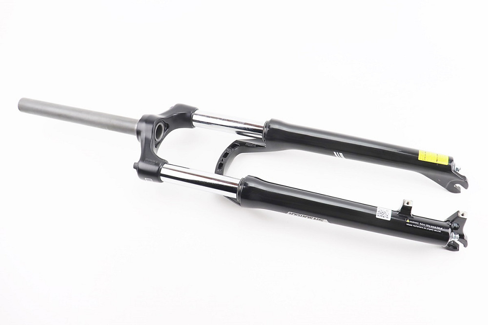 Вилка 27,5" амортизаційна, без різьби 1-1/8" (28,6мм), шток 255мм, з ходом 100мм, Disk-brake, пружинно-оливна, Lockout, алюмінієва, чорна SF Київ - фото 2