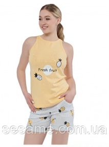 Піжама жіноча комплект для сну двійка майка та шорти ТМ Rubina 3188 (Туреччина) Харків - фото 1