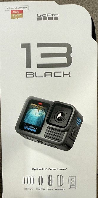 Екш- Камера GoPro HERO 13 BLACK Enduro + SD 64GB (CHDSB-131-RT) Киев - изображение 6