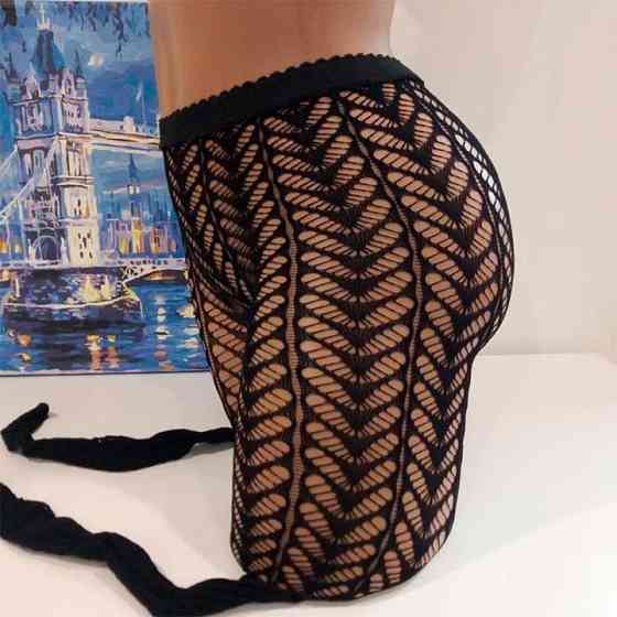 Колготки с узором 