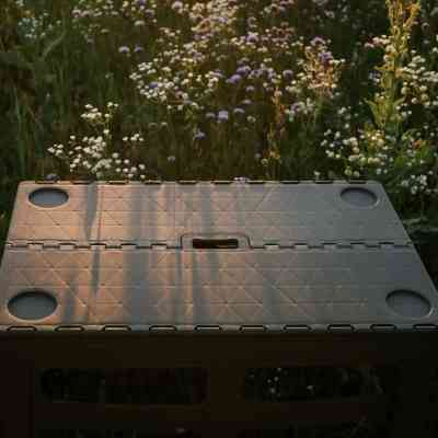 Туристичний стіл Tribe Camp Table High пластиковий Olive (T-EF-0004-olive) Вінниця