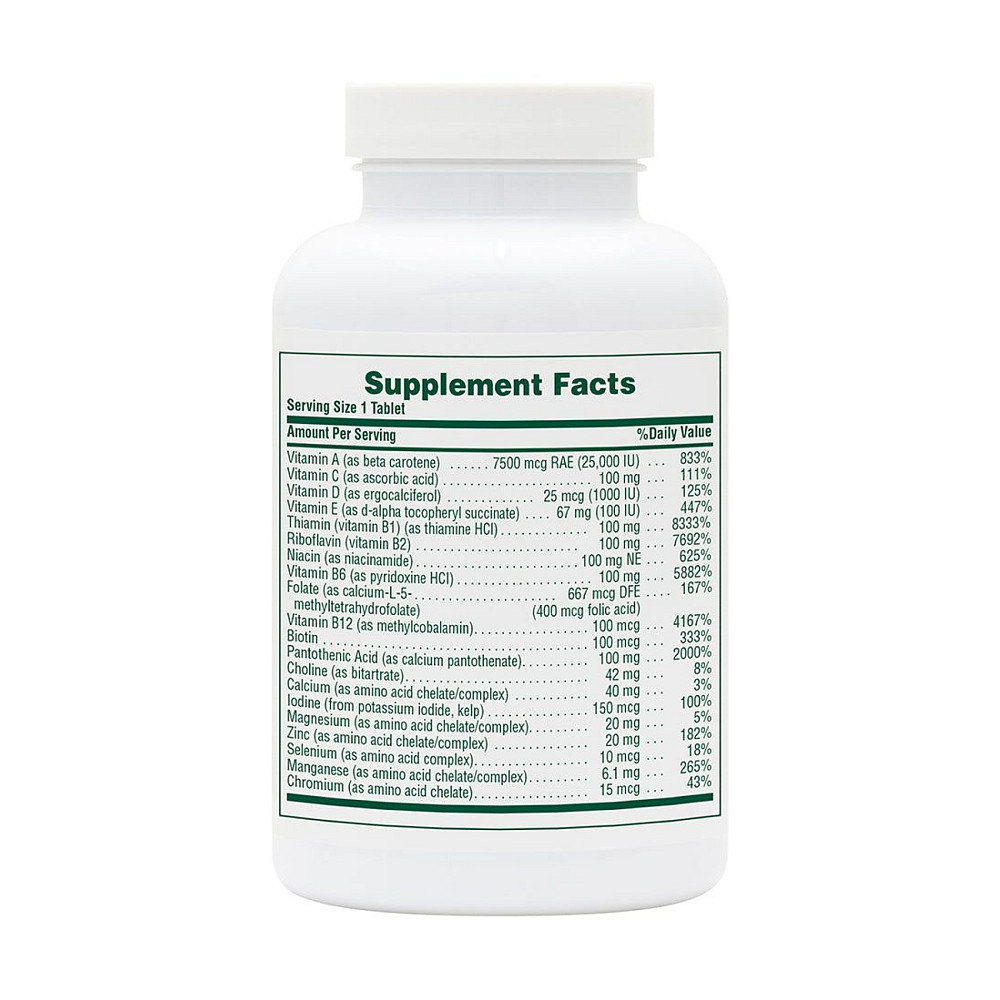 Мультивітаміни Nature's Plus Ultra I Multi Iron-Free 90 таблеток Луцьк - фото 2