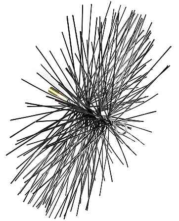 Щітка для чищення димоходу Ecodym 400 мм Київ