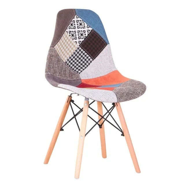 Стілець Тауер Вуд Р м'який тканина печворк Дніпро - фото 3