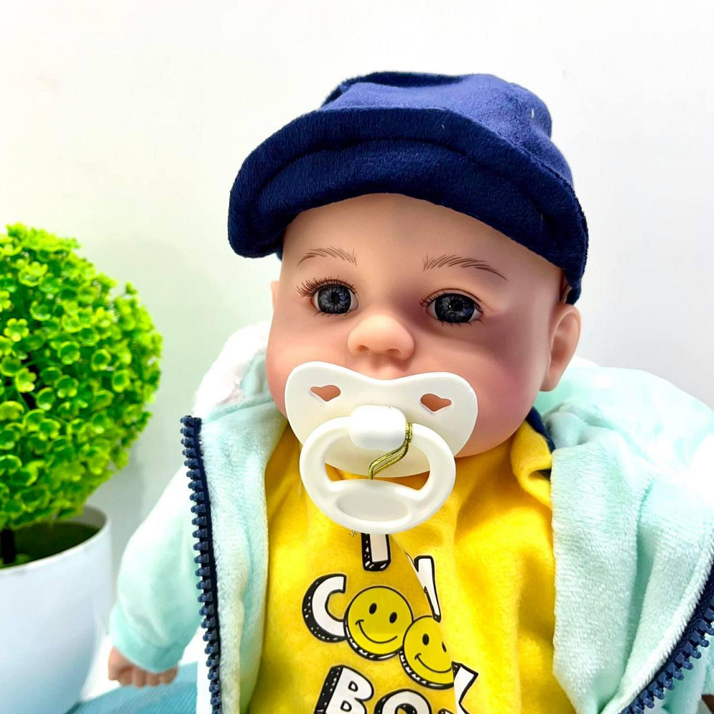 Лялька-пупс м'яконабивна з соскою та звуковими ефектами укр мова 44см Вид 4 (M 5924 І UA) Чернігів - фото 4