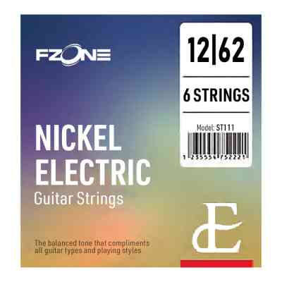 Струны для гитары Fzone Electric Nickel (12-62) (ST111) Винница