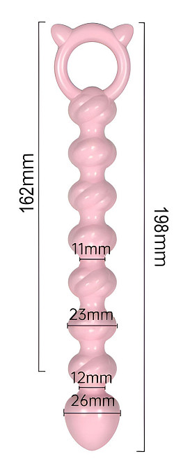 Анальные бусы Meleon Anal Beads AP-26 Sex Aura Киев - изображение 3