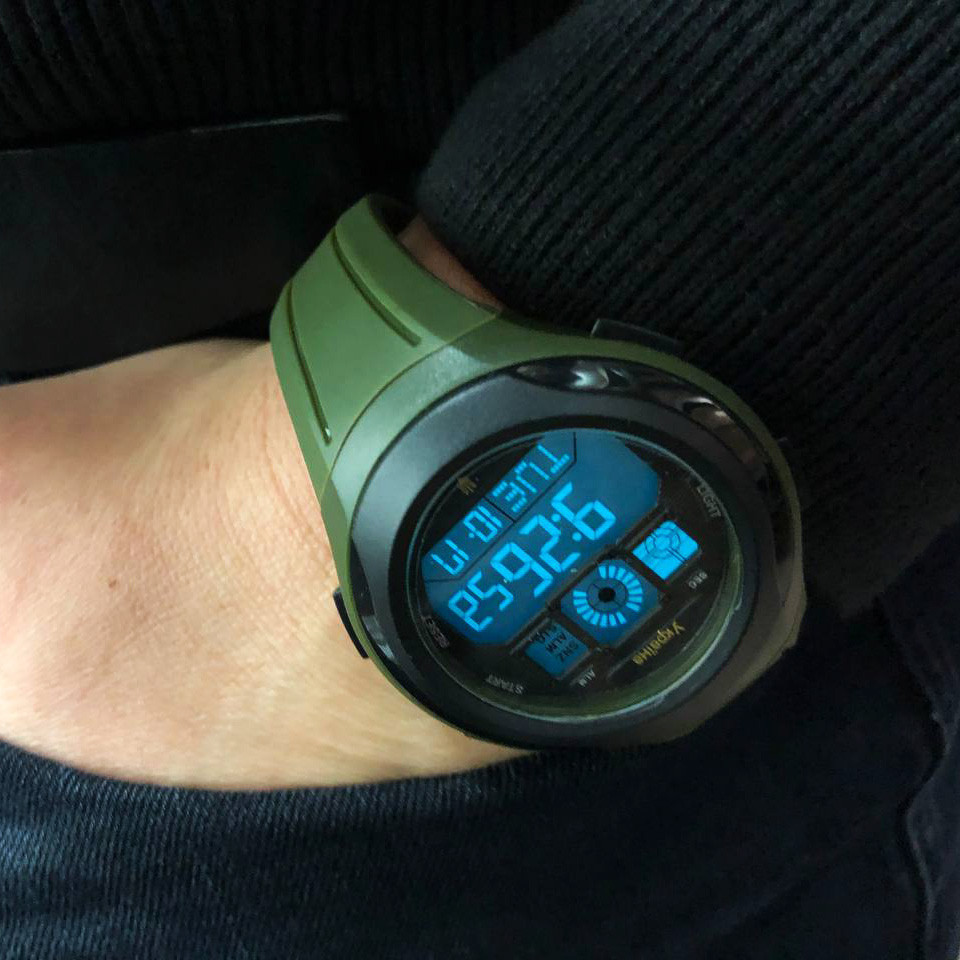 Годинники туристичні для виживання, Стильні тактичні годинники для чоловіків спортивні спорт VM-25 Івано-Франківськ - фото 6