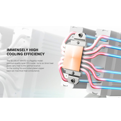 Кулер до процесора ID-Cooling SE-206-XT White Вінниця - фото 5