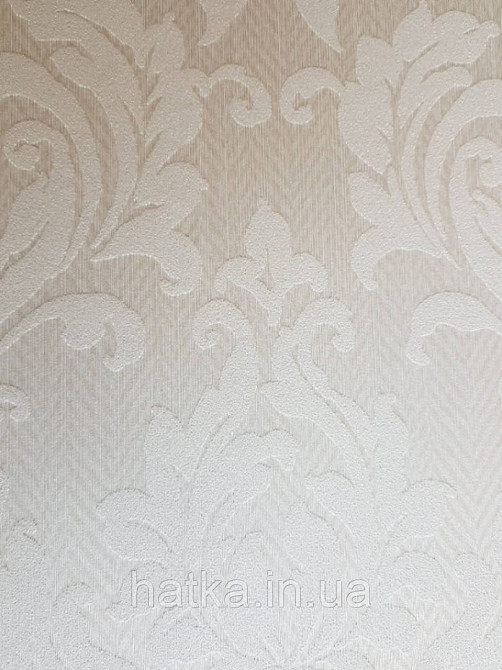 Текстильні шпалери на флізеліновій основі Cador Rasch Textil 086675 оливковий основа зигзаги ялинка вензелі Київ - фото 4