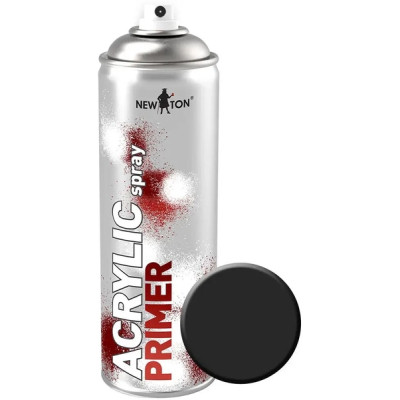 Аерозольна фарба для автомобіля New Ton акрил. чорний аер.500 мл (000021012) Вінниця - фото 2