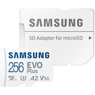 Карта памяти Samsung 256GB microSD class 10 UHS-I U3 V30 A2 EVO Plus (MB-MC256SA/EU) Винница - изображение 1